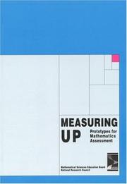 Cover of: Measuring up: prototypes for mathematics assessment