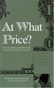 At what price? : conceptualizing and measuring cost-of-living and price indexes