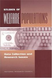 Studies of welfare populations : data collection and research issues