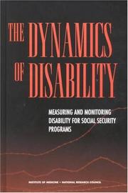 The dynamics of disability : measuring and monitoring disability for social security programs