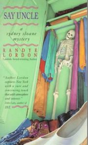 Cover of: Say Uncle  by Randye Lordon
