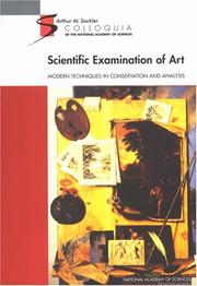 Cover of: Scientific Examination of Art: Modern Techniques in Conservation And Analysis (Sackler NAS Colloquium)
