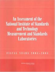 Cover of: An Assessment of the National Institute of Standards and Technology Measurement and Standards Laboratories: Fiscal Years 2004-2005