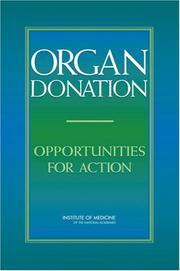 Organ Donation by Committee on Increasing Rates of Organ Donation