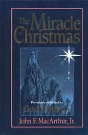 Cover of: The miracle of Christmas: previously published as God with us