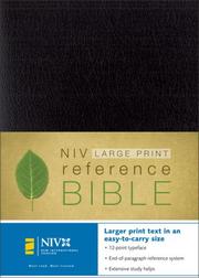 Cover of: NIV Reference Bible, Personal Size by Zondervan Publishing Company