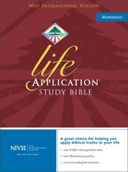 Cover of: NIV Life Application Study Bible, Indexed