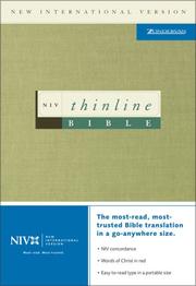 Cover of: NIV Thinline Bible