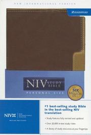 Cover of: Holy Bible: New International Version, Rich Red/camel Italian Duo-tone, Study Bible