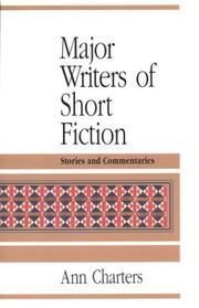 Cover of: Major Writers of Short Fiction: Stories and Commentaries