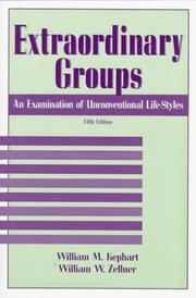 Cover of: Extraordinary groups