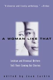 Cover of: A Woman Like That  by Joan Larkin