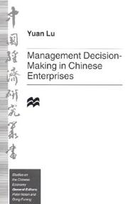 Management decision-making in Chinese enterprises