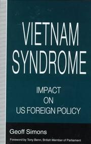 Cover of: Vietnam syndrome: impact on US foreign policy