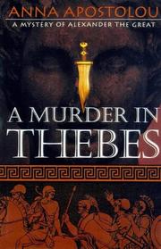 Cover of: A murder in Thebes by Anna Apostolou