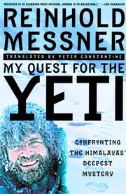 Cover of: My quest for the yeti
