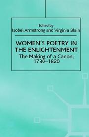 Cover of: Women's Poetry in the Enlightenment: The Making of a Canon, 1730-1820