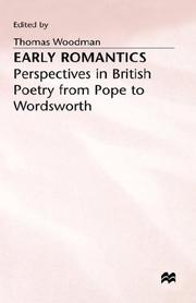 Cover of: Early romantics |