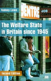 Cover of: The Welfare State in Britain since 1945