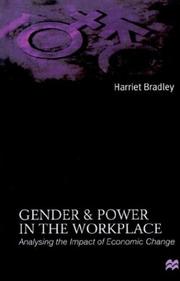 Cover of: Gender and Power in the Workplace: Analysing the Impact of Economic Change