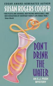 Cover of: Don't drink the water: an E.J. Pugh mystery