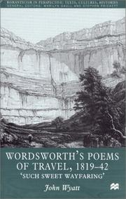 Cover of: Wordsworth's poems of travel, 1819-42: such sweet wayfaring