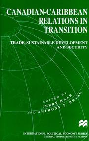 Canadian-Caribbean relations in transition : trade, sustainable development and security