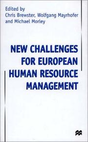 New challenges for European human resource management