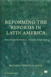 Reforming the reforms in Latin America : macroeconomics, trade, finance