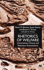 Rhetorics of welfare : uncertainty, choice and voluntary associations