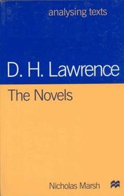 Cover of: D.H. Lawrence: the novels