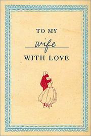 Cover of: To My Wife with Love