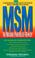 Cover of: MSM