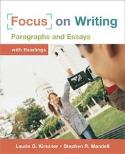 Cover of: Focus on Writing: Paragraphs and Essays