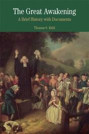 Cover of: The Great Awakening: A Brief History with Documents (The Bedford Series in History and Culture)