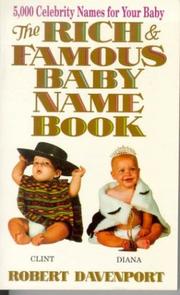 Cover of: The rich & famous baby name book