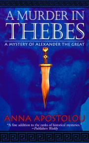 Cover of: A Murder in Thebes (St. Martin's Minotaur Mysteries)