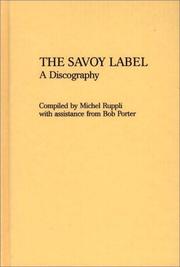 The Savoy label : a discography