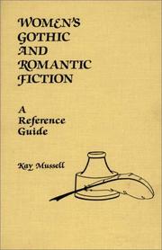 Cover of: Women's gothic and romantic fiction by Kay Mussell