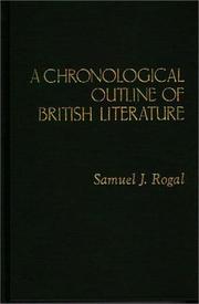 A chronological outline of British literature