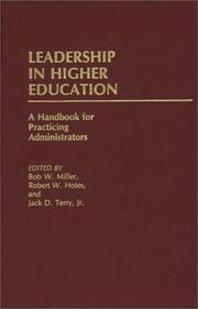 Leadership in higher education : a handbook for practicing administrators