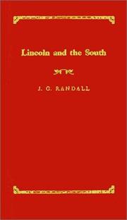 Cover of: Lincoln and the South