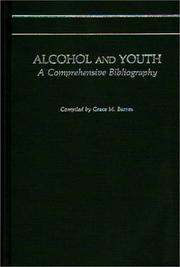 Cover of: Alcohol and youth: a comprehensive bibliography
