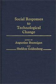 Cover of: Social Responses to Technological Change: (Contributions in Sociology)