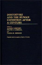 Dostoevski and the human condition after a century