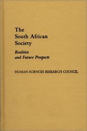 The South African society : realities and future prospects