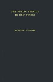 Cover of: public service in new states: a study in some trained manpower problems