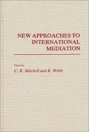 New approaches in international mediation