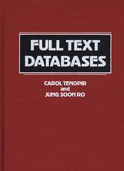 Cover of: Full text databases by Carol Tenopir