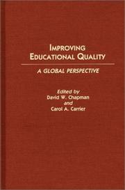 Improving educational quality : a global perspective